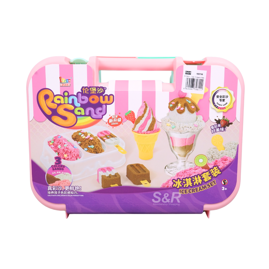 Rainbow Sand Ice Cream Set